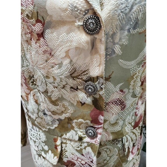 Lane Bryant Women's Multicolor Three Buttons Single Breasted Fitted Blazer 16 - Picture 3 of 12